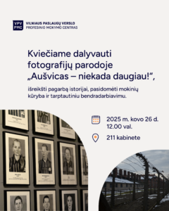 Fotografijų parodos atidarymas